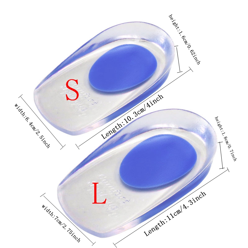 Full Length Silicone Gel Shoe Insoles(Pair)