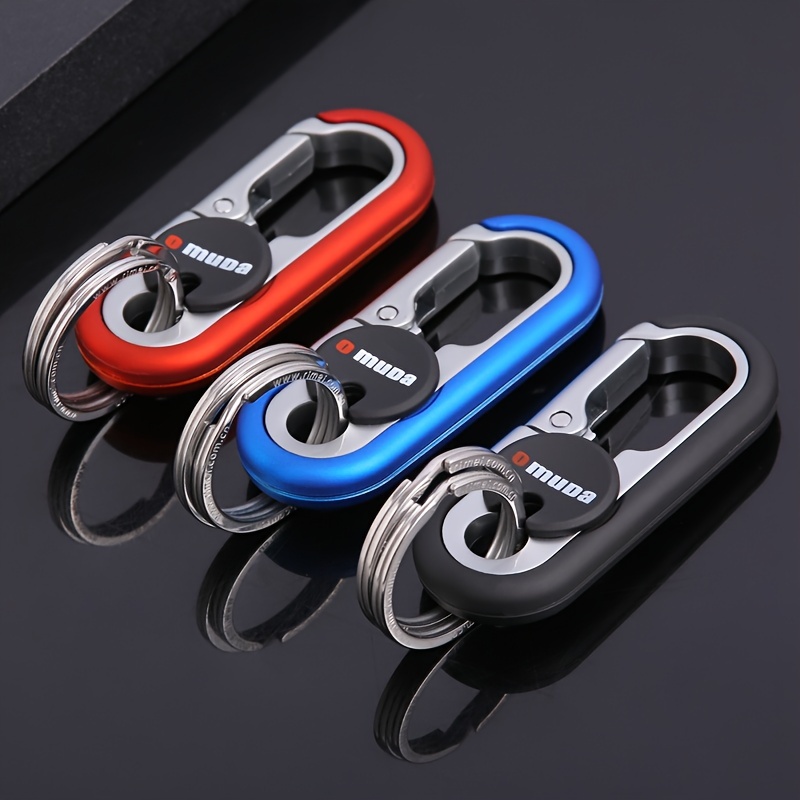 Heavy-Duty Key Chain for Men, 2 Extra Key Rings, Perfect Gift for Cars,Temu