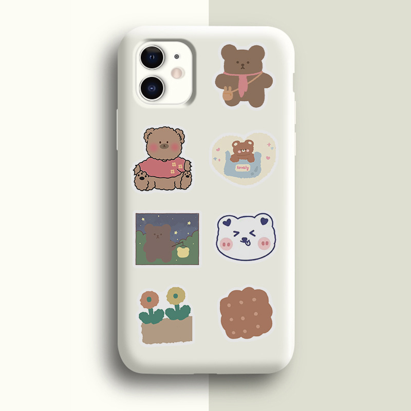 Scrapbook Stickers Cute Cartoon Kpop Bear Stickers Vinyl - Temu