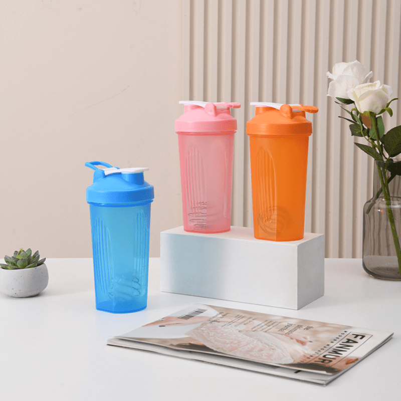 Leak-proof Protein Shaker Bottle For Fitness And Portable Milkshakes - -  Temu