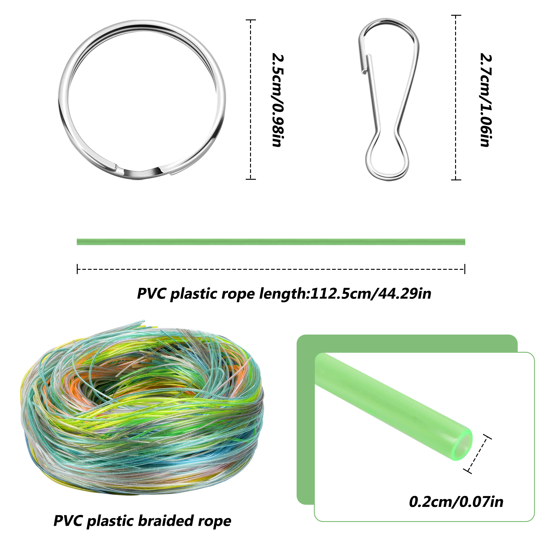 Cordones de plástico para manualidades 