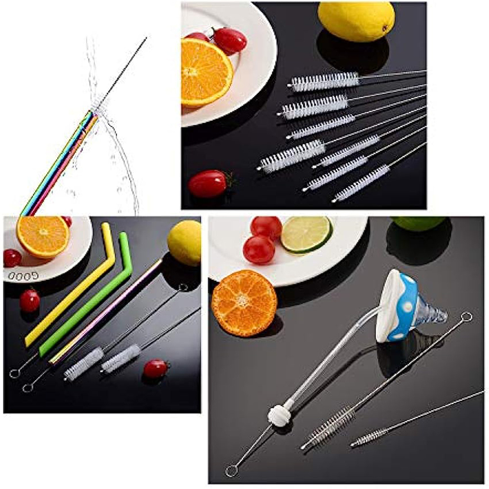 10 Pieces Drinking Straw Cleaning Brush Straw Cleaner Straw Brush Pipe  Cleaners Tube Bottle Cleaning Brush