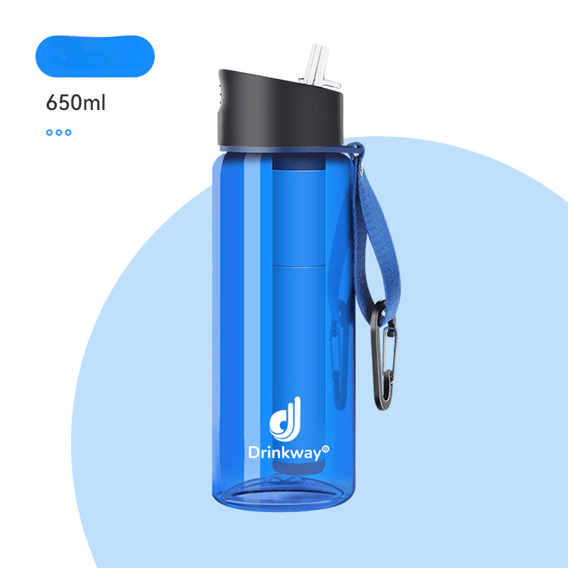 Custom Personal Outdoor Water Filter Bottle Camping Hiking Travel Reusable  Portable Water Filter Water Bottle Purifier - China Tea Bottle and Plastic  Bottle price