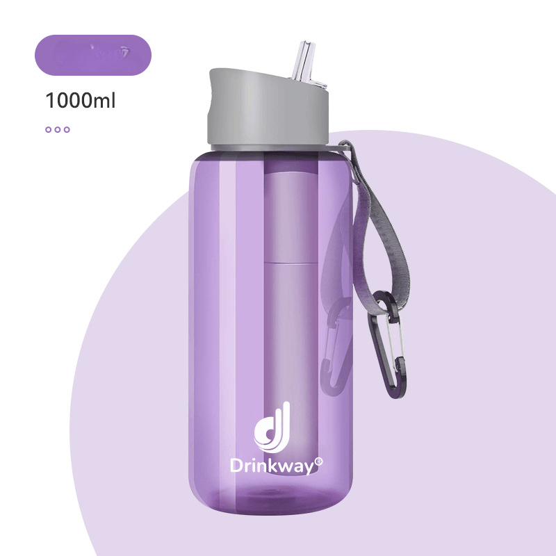 Sports Water Bottle With Filter: Portable, Travel-friendly Purifier For  Outdoor Adventures! - Temu