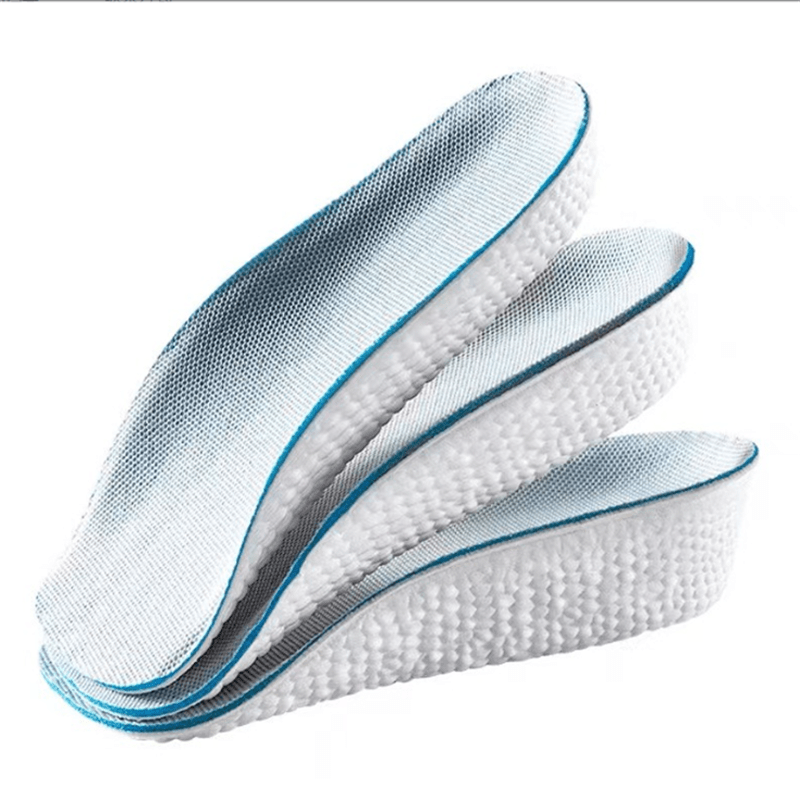 Height-Boosting Insoles for Both Men And Women, Designed to Be Discreet And Breathable, Providing Comfort And Support in Sneakers with a Heel Lift Made from EVA Material.