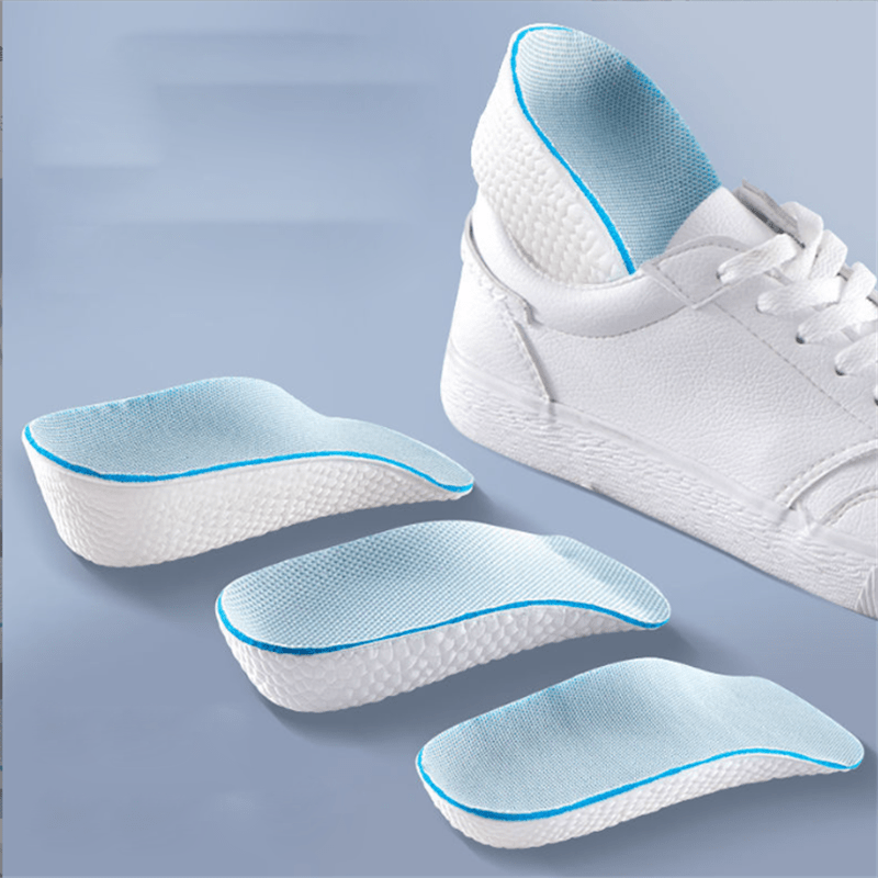 Height-Boosting Insoles for Both Men And Women, Designed to Be Discreet And Breathable, Providing Comfort And Support in Sneakers with a Heel Lift Made from EVA Material.