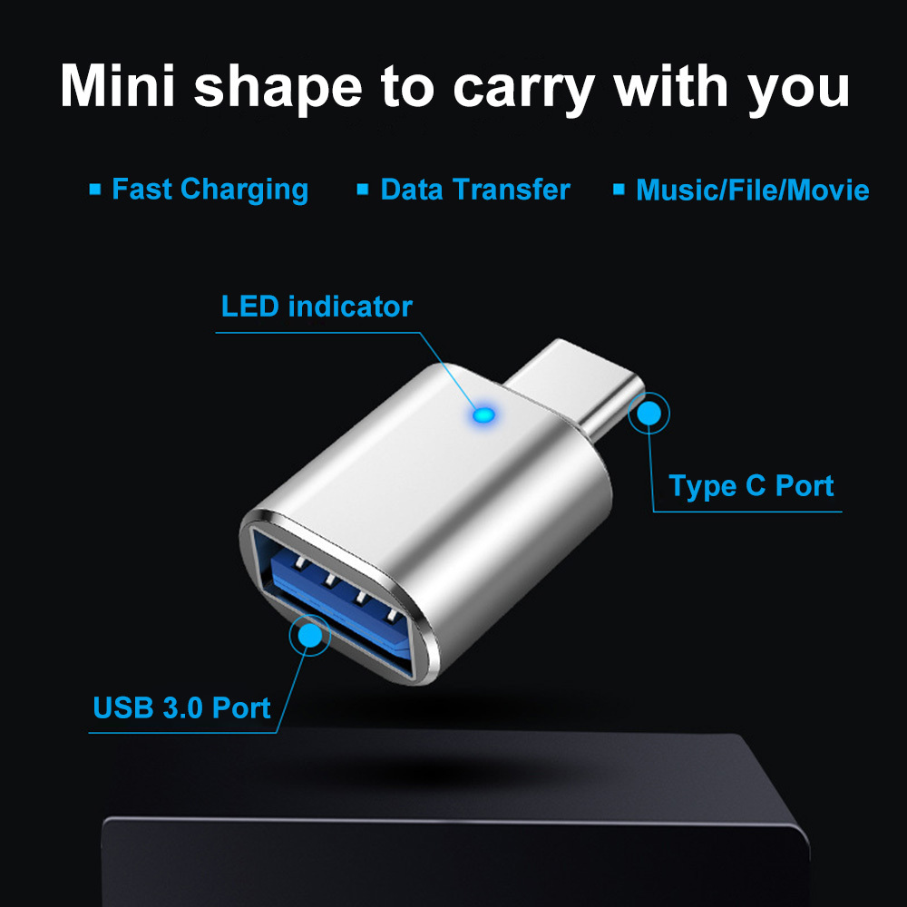 Adattatore Led Usb 3.0 A Tipo C Otg A Usb C Connettore - Temu Italy