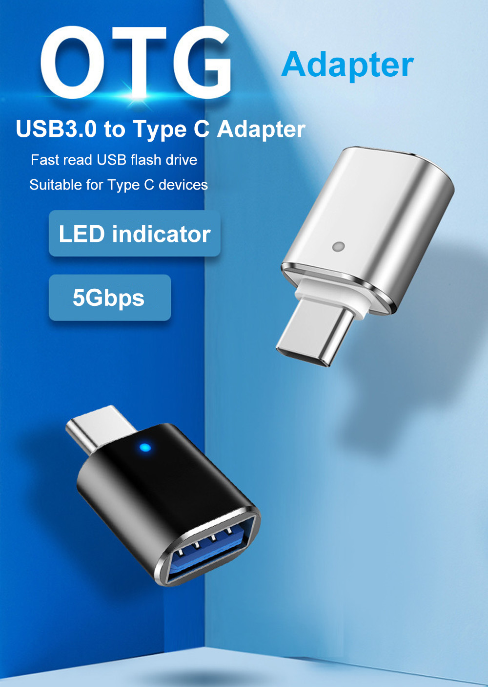 Micro USB to USB C Adapter,(2-Pack) Micro USB Female to USB Type C Male  Convert Connector Fast Charging Compatible with Samsung Galaxy S23 S22 S21  S20