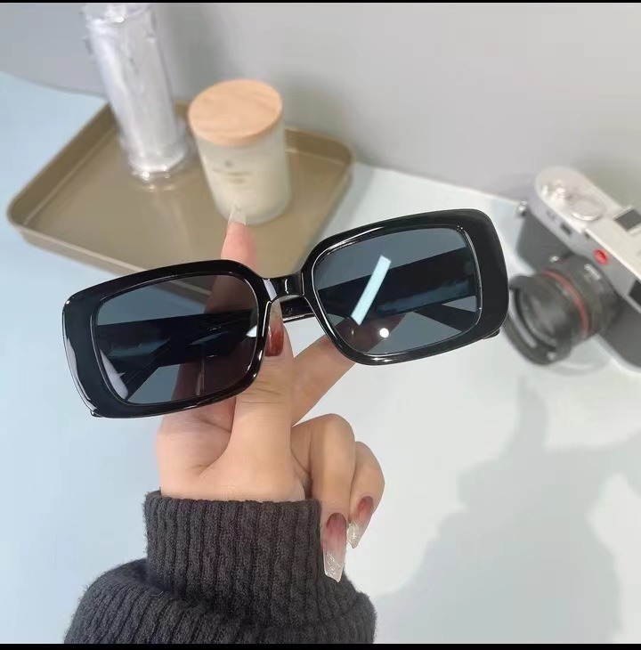 gafas lentes espejuelos de sol para mujer rectangulares moda verano UV400