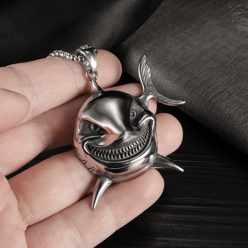 Mens 2025 shark necklace