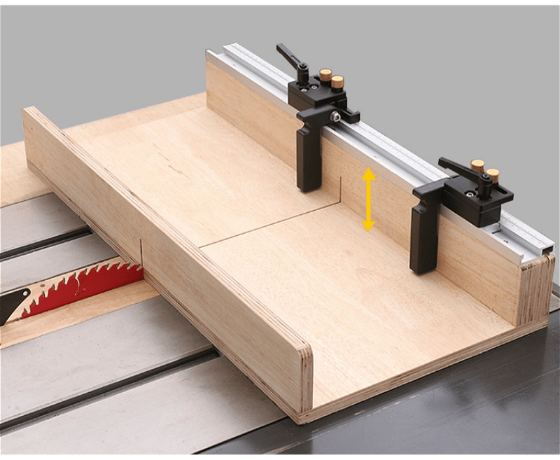 QWORK® T-Track T-Slot Miter Track 12 Inch 300mm, Aluminum Alloy Jig Fixture  Slot Double Cut Design for Table Saw Router Table Woodworking Tool, 19 x 10  mm, 4 Pcs : : Toys