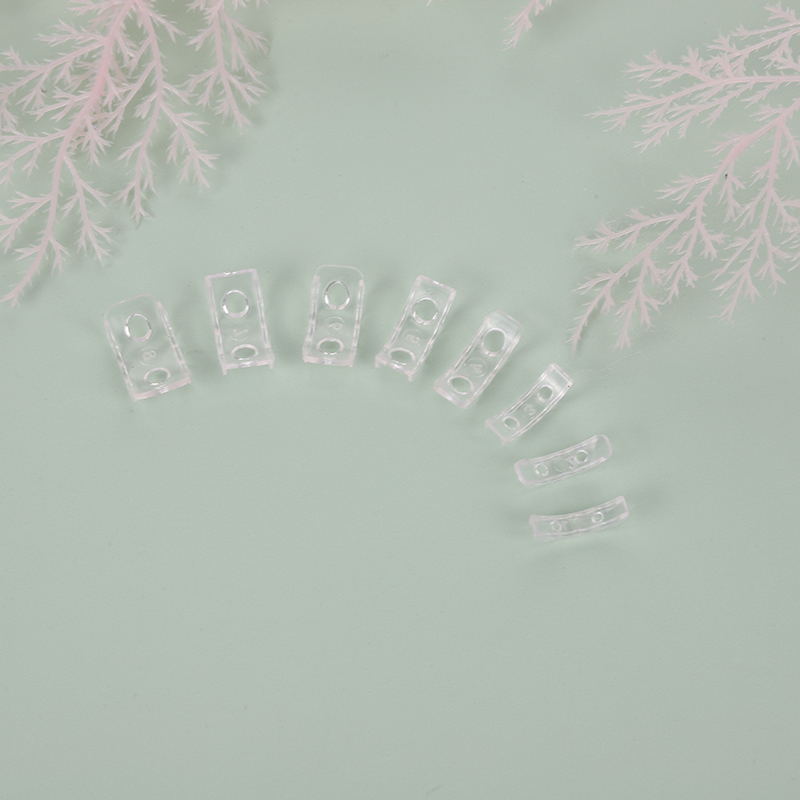 8pcs Plastic Ring Size Adjuster Clear Minimalist Design for Loose Rings