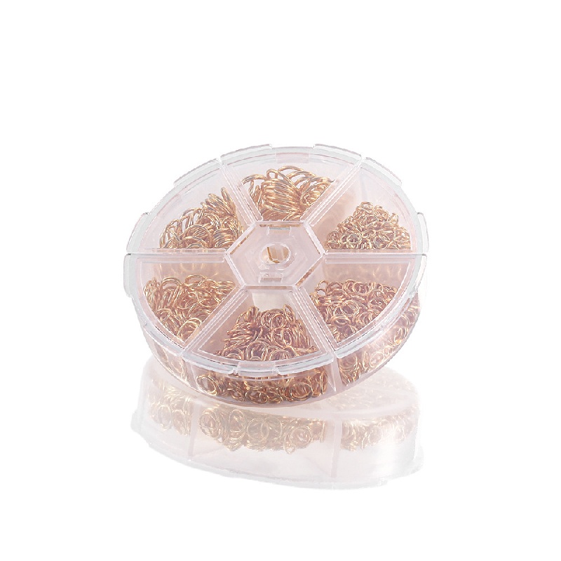 Open Jump Ring Split Connectors Iron Rings For DIY Jewelry Making