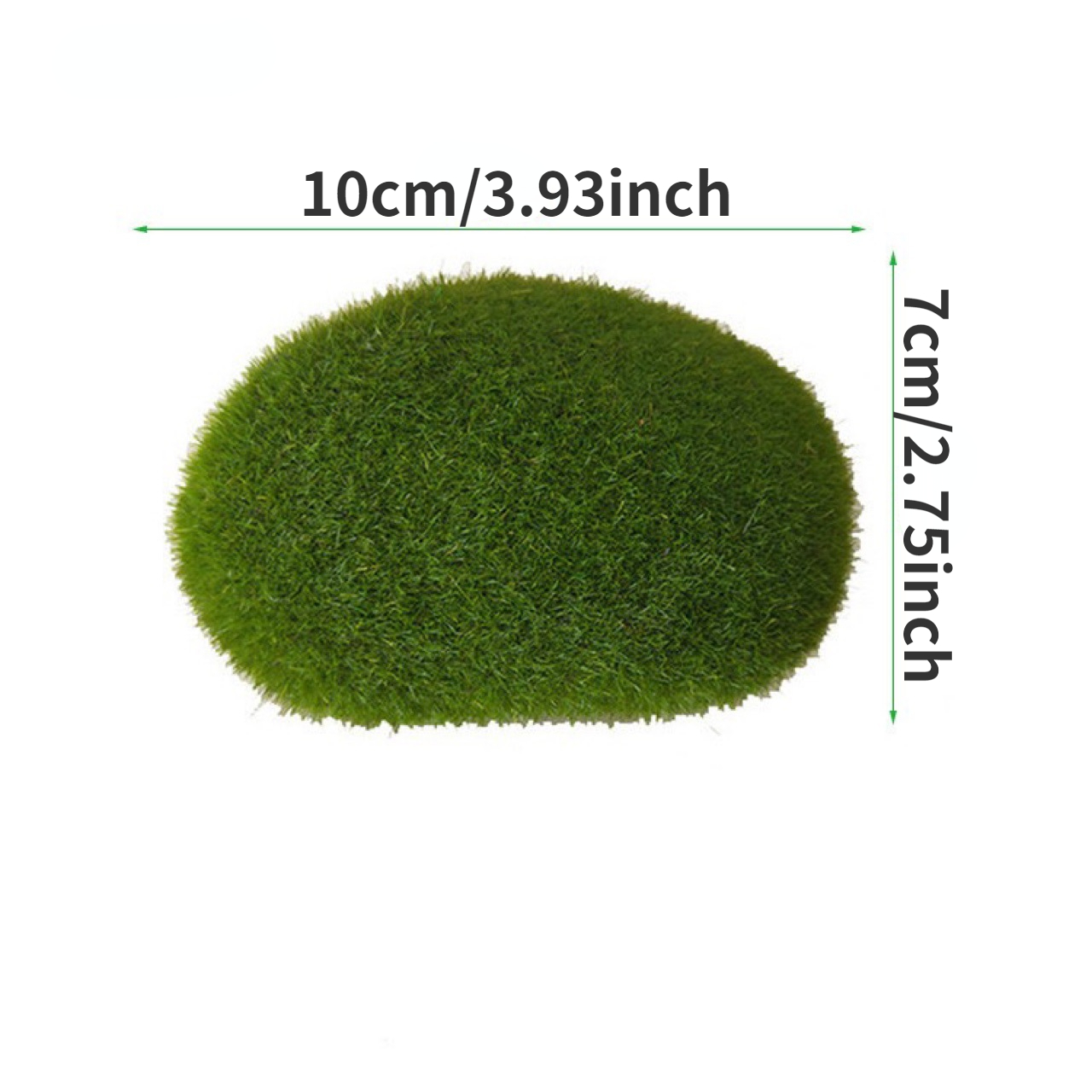 1.1lb Artificial Moss Decor Plant, Faux Green Fake Plant, Suitable