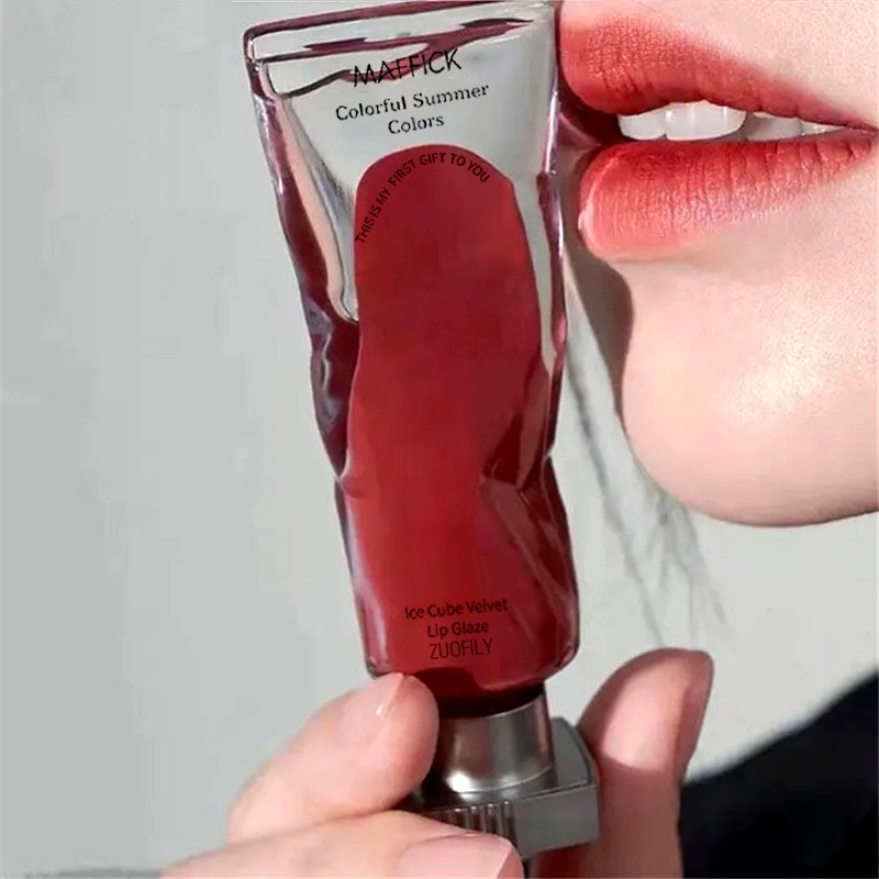 Cute Watery Mirror Finish Lip Gloss Non-Sticky Cup Long Lasting Lip Gloss  for Lady Beauty Lip Makeup 