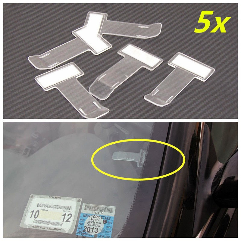 2 Stück Auto Klare Rechnung Ticket Clip Auto Windschutzscheibe Fenster  Parkausweis Ticket Clip