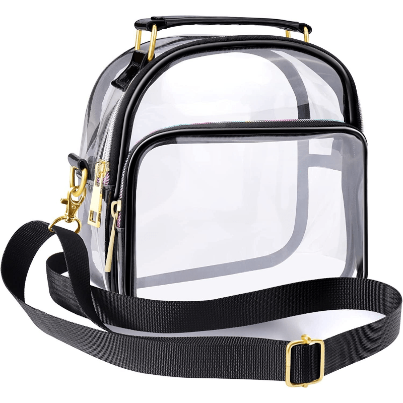 Transparent Crossbody Bag Waterproof Pvc Shoulder Bag Trendy - Temu