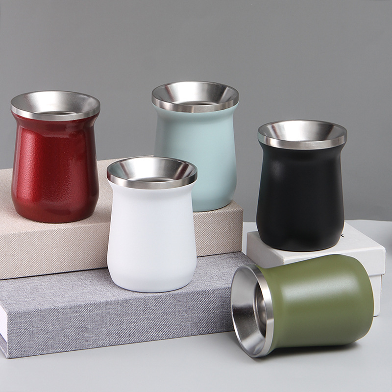 Wholesale Factory Eco-friendly Stainless Steel Original Copo Travel Tea  Coffee Beer Cups Yerba Mate Cup From m.