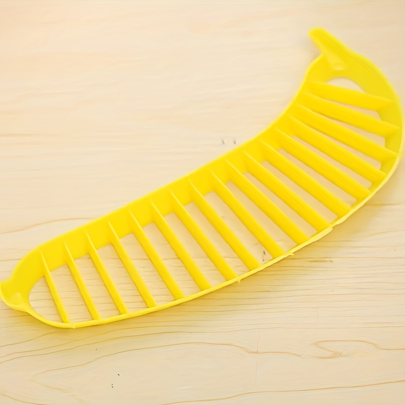 1pc, Fruit Slicer, Creative Banana Slicer With Spoon, Fruit Splitter,  Reusable Fruit Slicer, Multifunctional Strawberry Slicer, Washable Fruit  Slicer