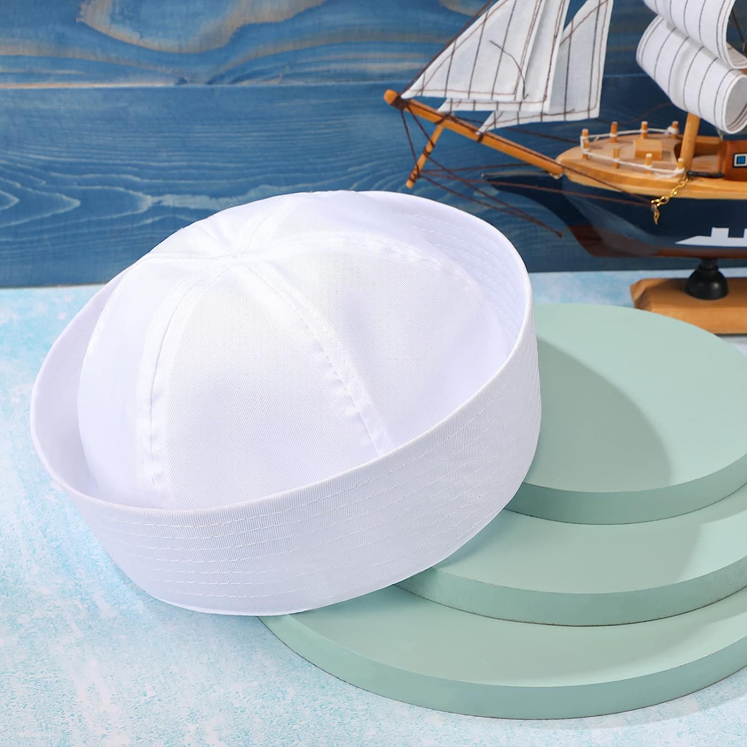 Navy Sailboat Hat