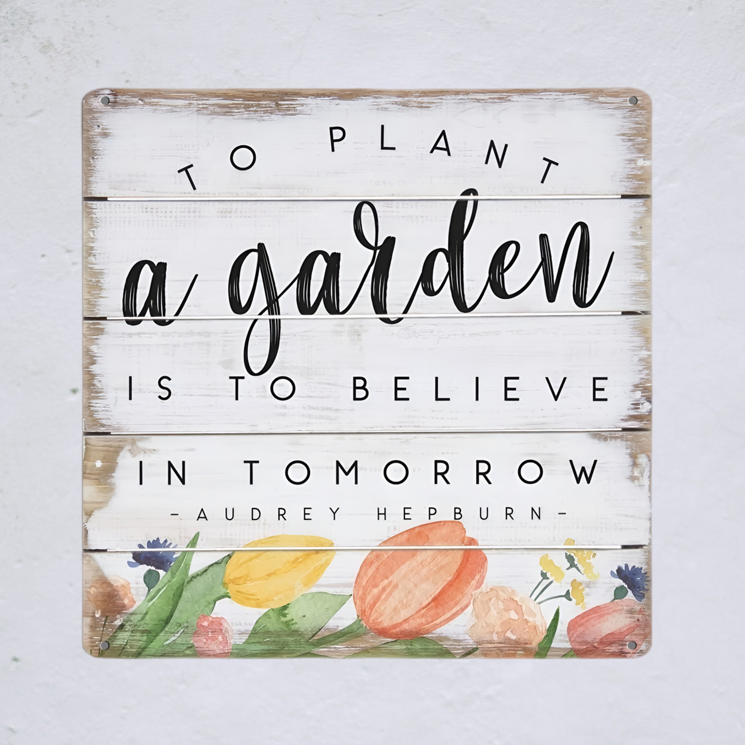 Cute Garden Sign To Plant A Garden Is To Believe In The Bees, Bee Garden  Decor For Home - Temu