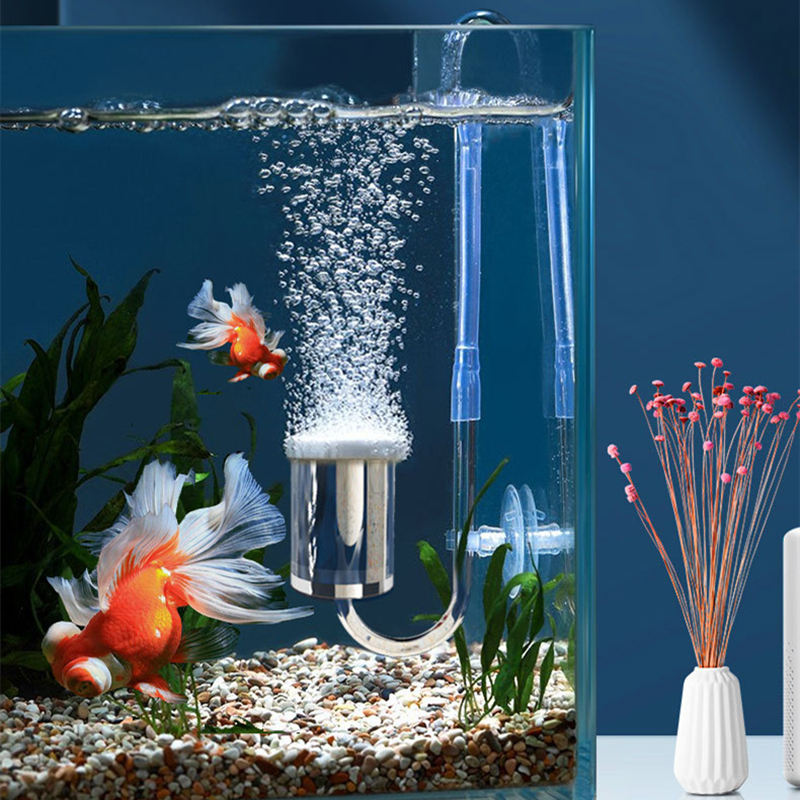 Pompe à oxygène pêche, pompe à oxygène pour aquarium | Pompe à air  silencieuse à écoulement d'eau inductif avec lumières - Pompe à oxygène  automatique