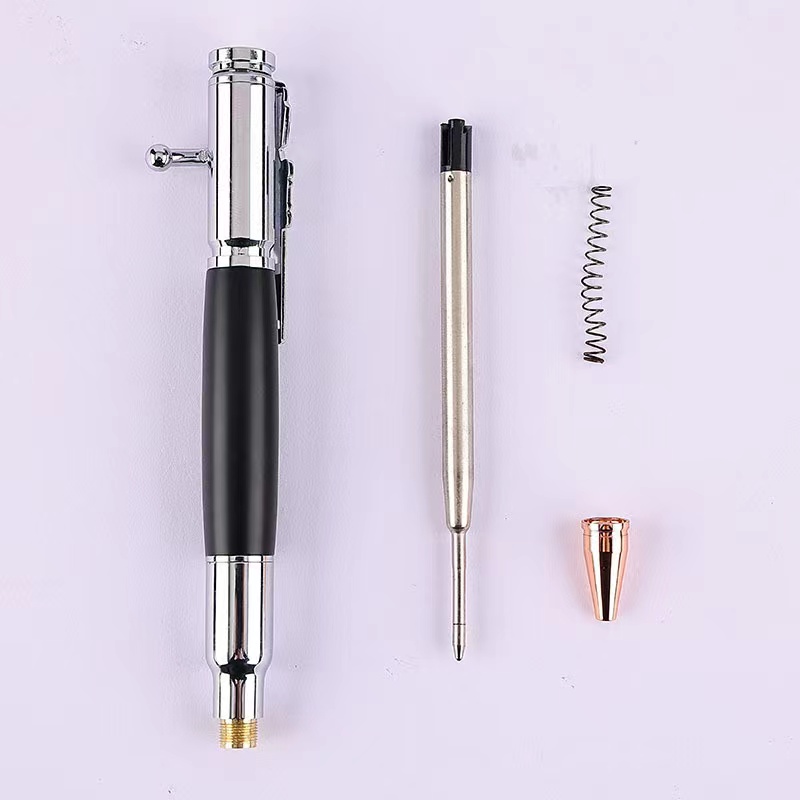 Gun Bolt Pen with Push Action Mechanism & Multifunctional Ballpoint Pen