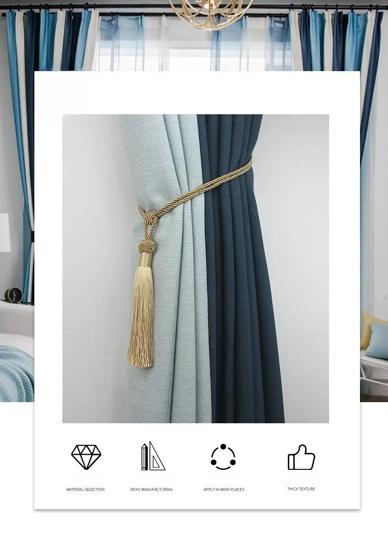 1pc curtain strap modern minimalist curtain free installation without punching curtain tie curtain accessories for bedroom living room home decor details 0
