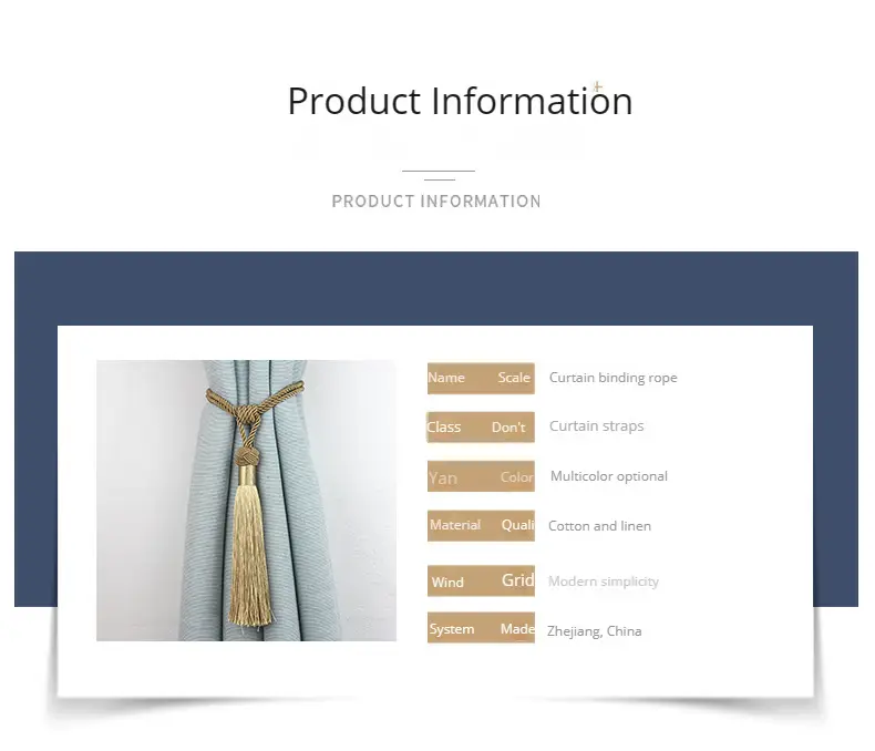 1pc curtain strap modern minimalist curtain free installation without punching curtain tie curtain accessories for bedroom living room home decor details 1