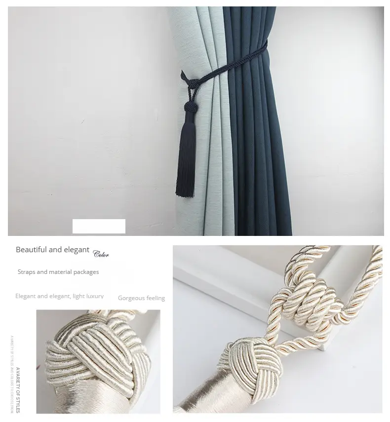 1pc curtain strap modern minimalist curtain free installation without punching curtain tie curtain accessories for bedroom living room home decor details 5