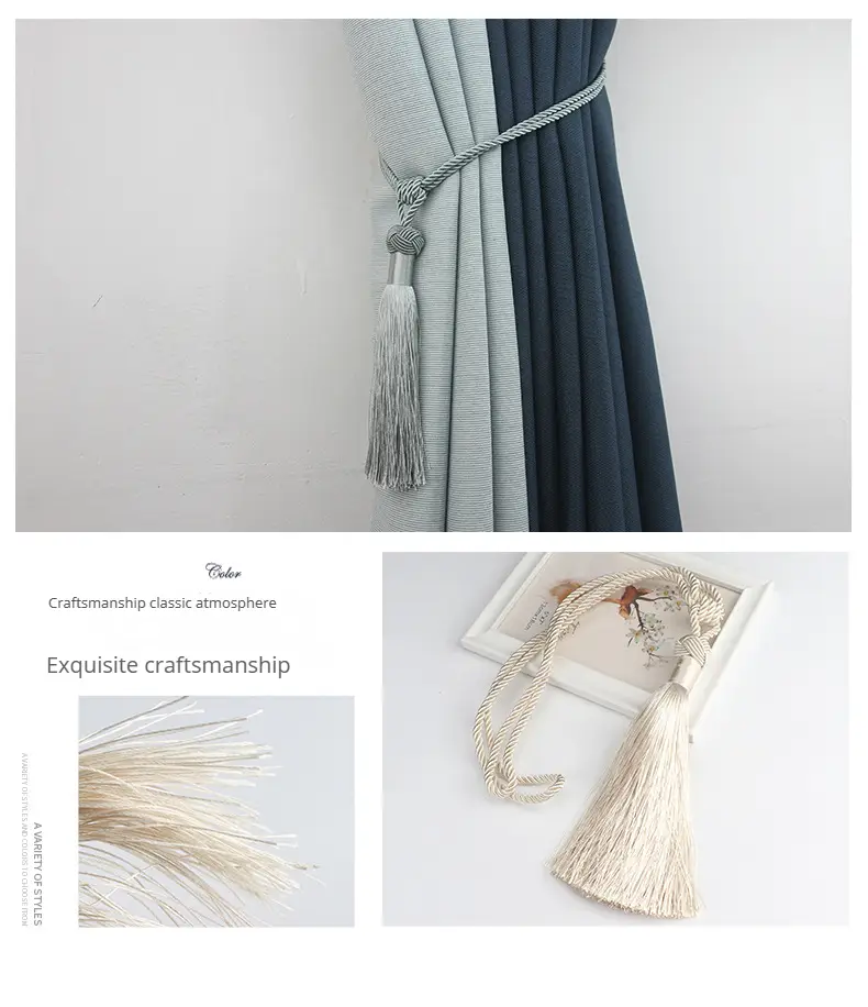 1pc curtain strap modern minimalist curtain free installation without punching curtain tie curtain accessories for bedroom living room home decor details 6