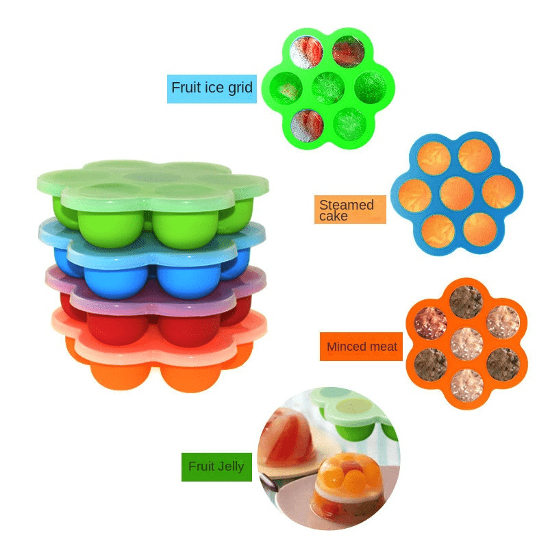 Plastic Ice Mold Box With Lid Household Making Ice 8 Grids Homemade Ice  Block Mold Removable Dustproof Cover Kitchen Supplies