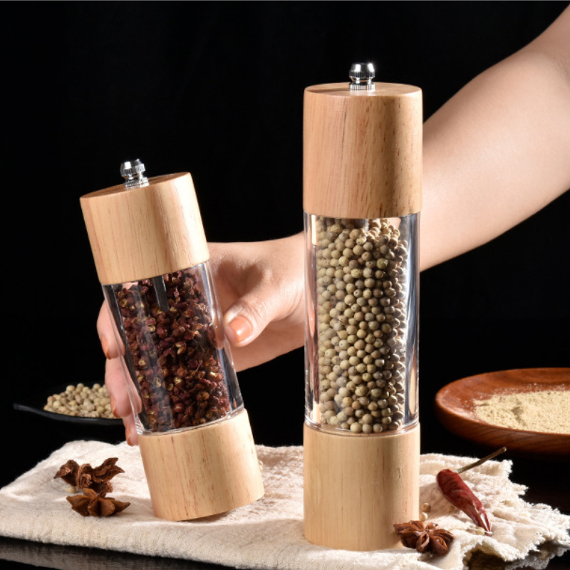 Upgrade Your Kitchen With This Creative Wooden Spice Grinder - Manual Sea  Salt Mill & Spice Crusher! - Temu