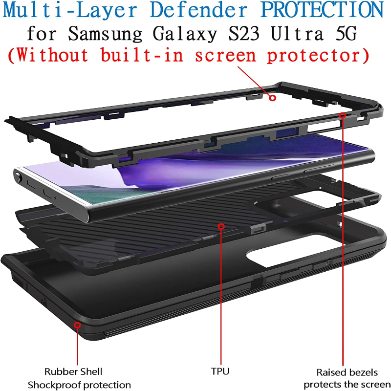 Galaxy S23 Ultra Skal | Defender Series