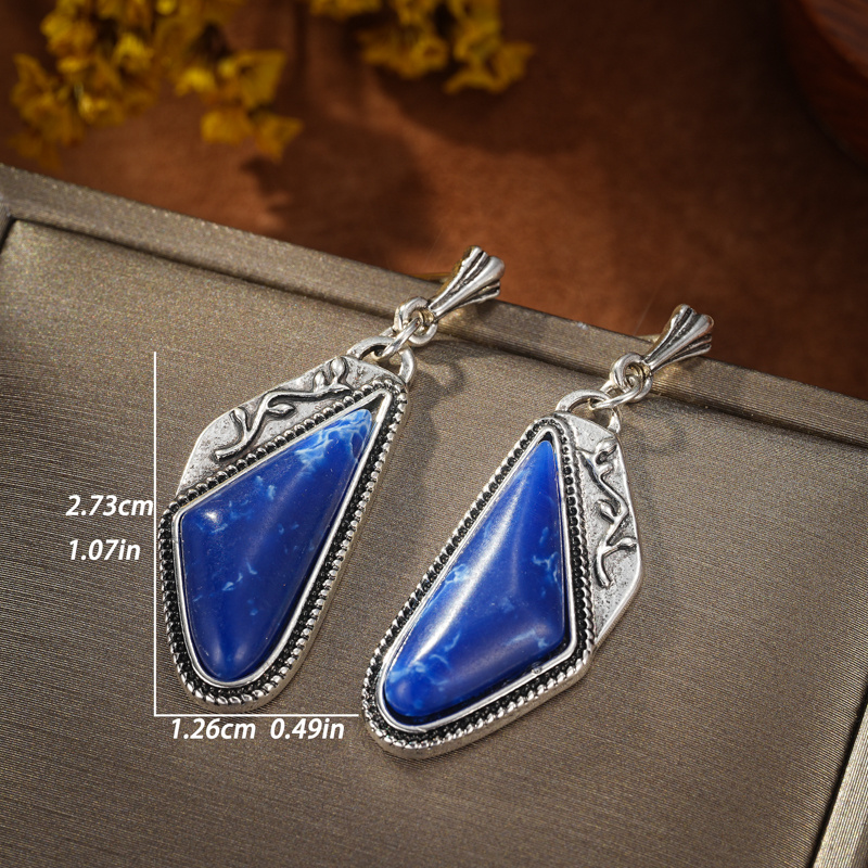 Vintage Turquoise Drop Earrings