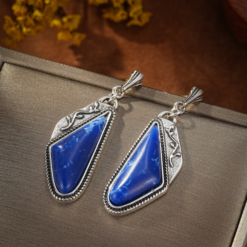 Vintage Turquoise Drop Earrings