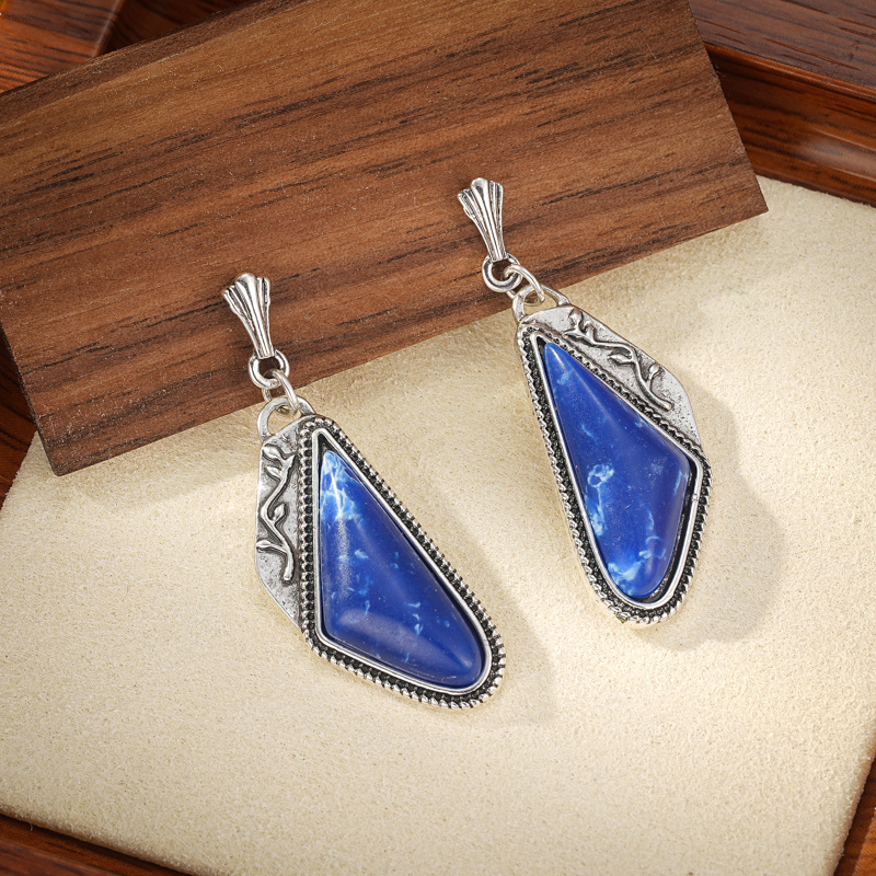 Vintage Turquoise Drop Earrings