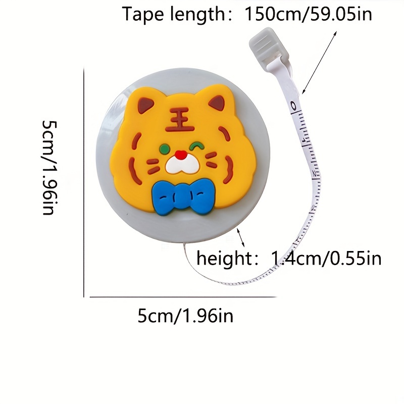 Cute Cartoon Mini Tape Measure Small Soft Ruler Carry - Temu