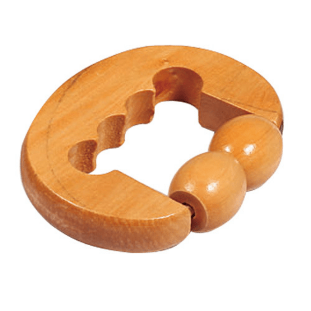 1pc Wooden Roller Massage Tool For Body Therapy, Foot, Face