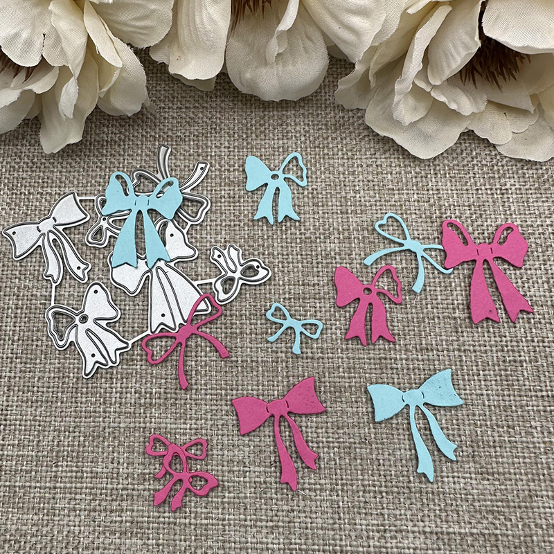 

1pc New Various Bow Metal Cutting Dies Stencils For Diy Scrapbooking Decorative Handcraft Die Cutting Template Mold