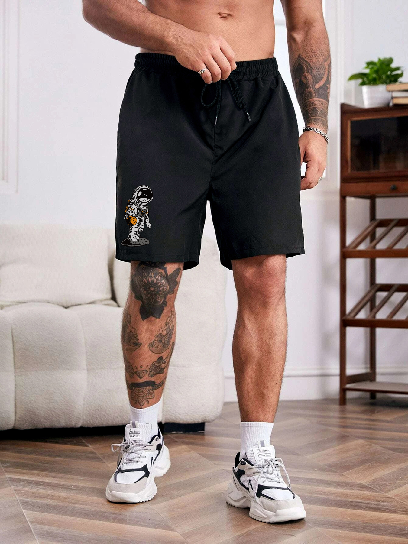 Pantalones Cortos Hombre Talla Gimnasio Entrenamiento - Temu