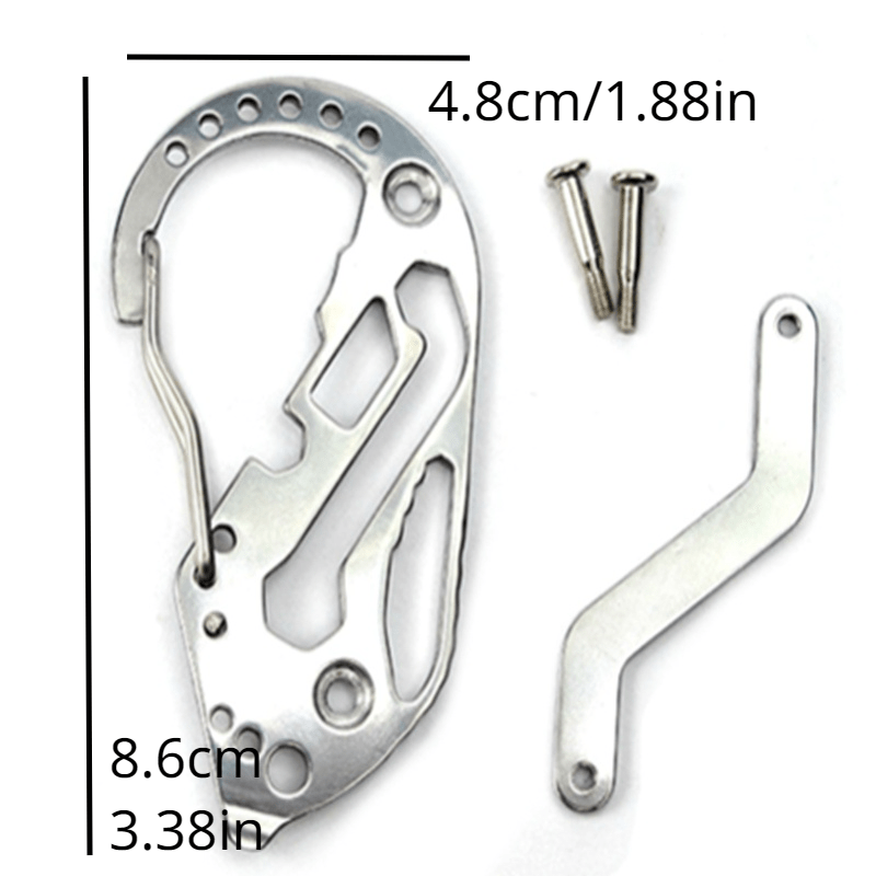 Stainless Steel Keychain Multi tools 1 Edc Gadget Outdoor - Temu