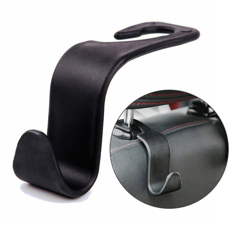 4pcs Car Back Seat Headrest Organiser Hanger Storage Hooks