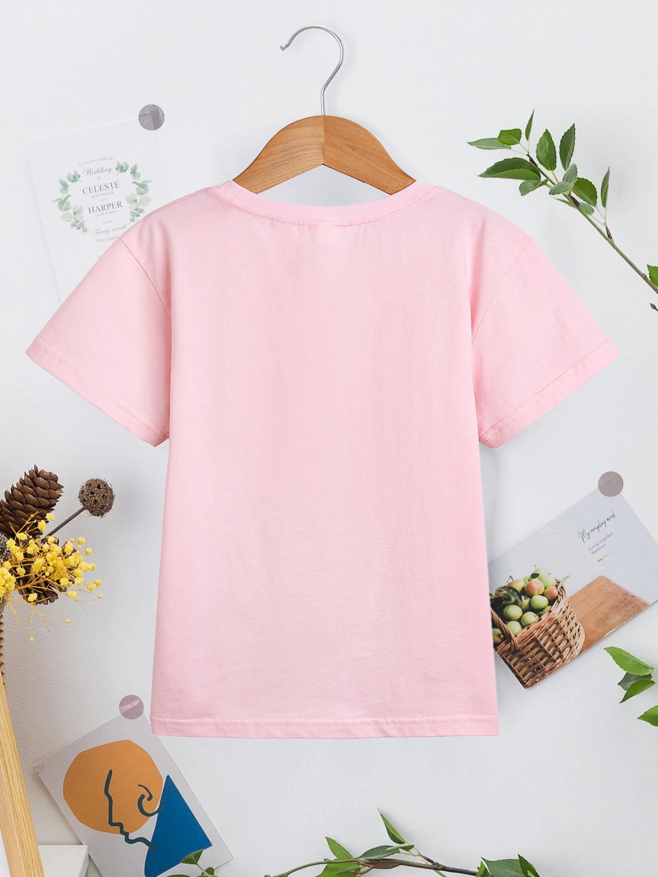 Lovely Koala Pink Love Cartoon Print Tshirt Girls Summer Kids Clothes White  Pink Short Sleeve T-Shirt Children Clothes T-Shirt - AliExpress