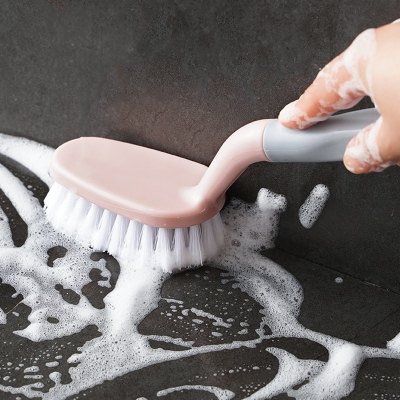 Scrub Brush Cleaning Shower Scrubber With Ergonomic Handle - Temu