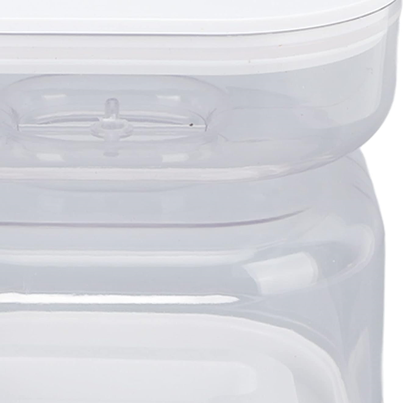 Hourglass Draining Jar Juice Separator Pickle & Olive Container Pickle Jar