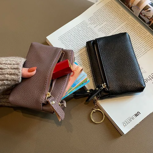 Leather Small Wallets For Women - Temu