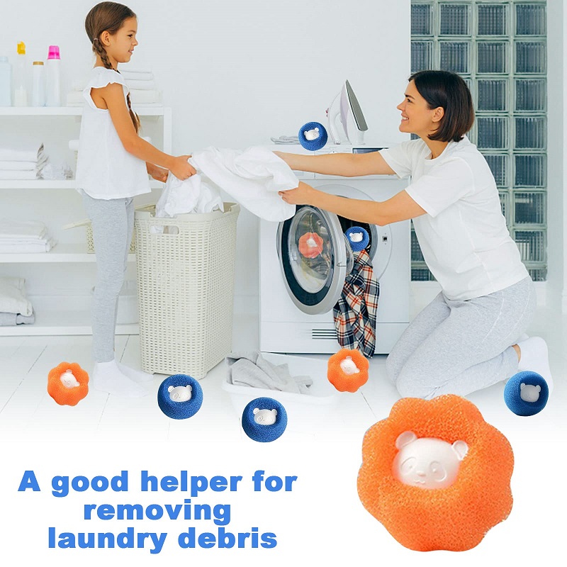 6PCS Reusable Laundry Lint Remover Washing Machine, Washing Machine Lint  Traps, Lint Remover Tool Balls Dryer Balls for Clothing, Reduce Wrinkles  and