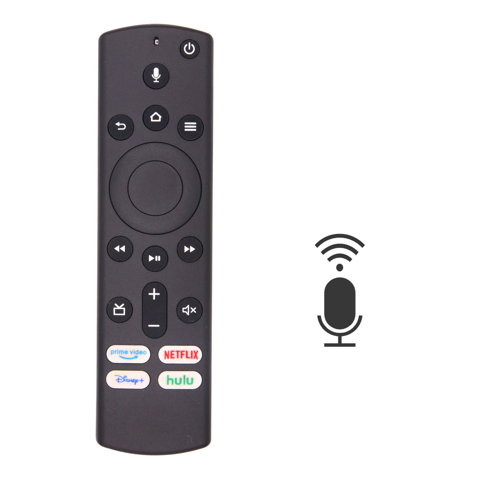 Insignia - Control remoto de repuesto Fire TV para Insignia y Toshiba -  Negro