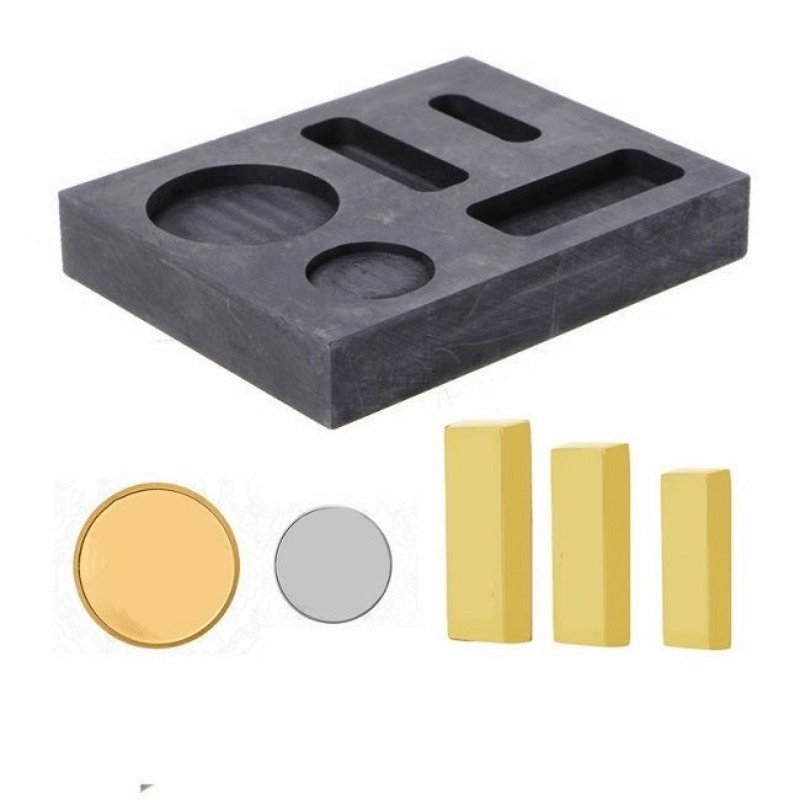 1pcs Graphite Tank Circle Stencils Ingot Molds For Casting Metal Graphite  Ingot Mold Small Graphite